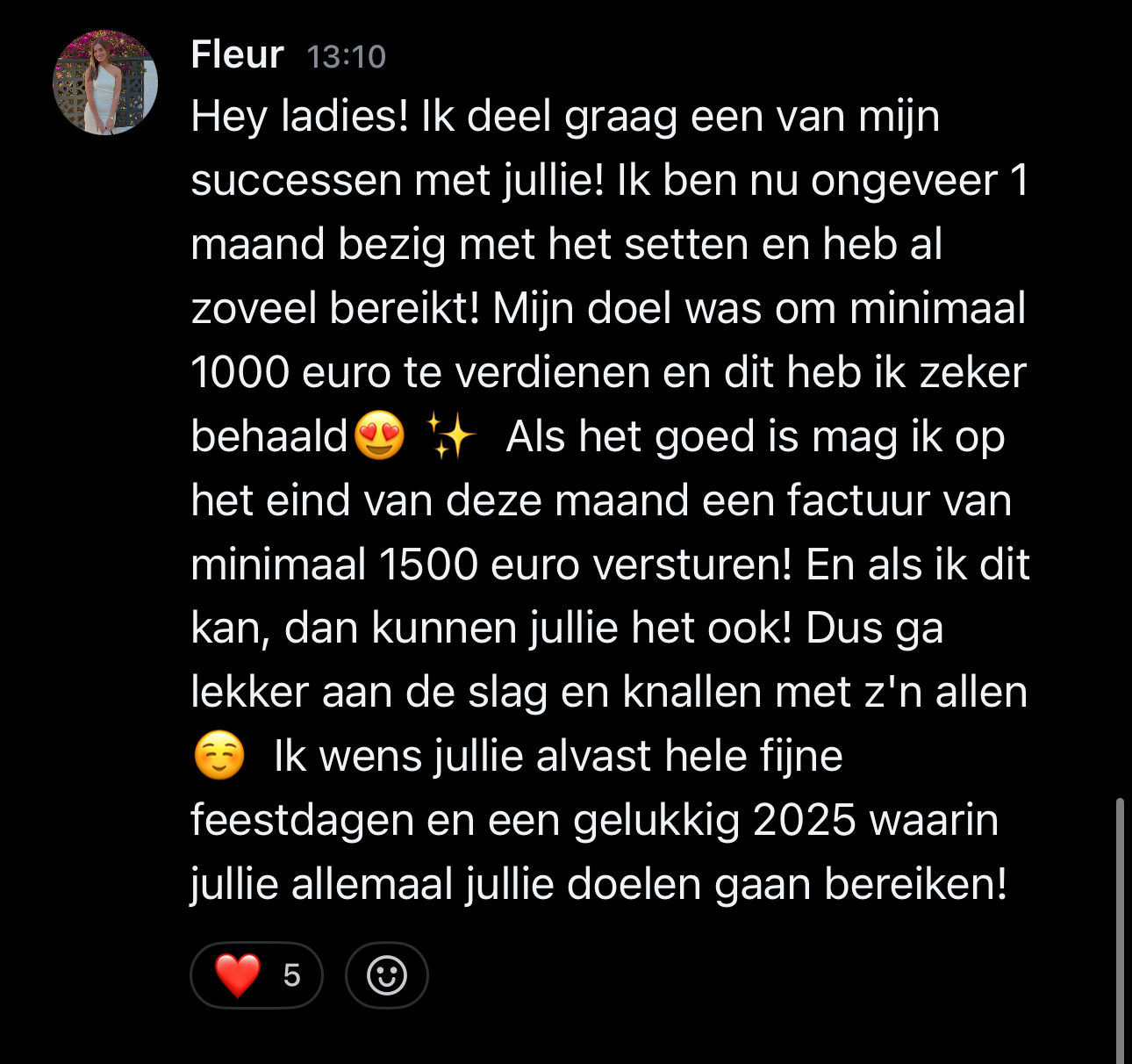 Doel behaald