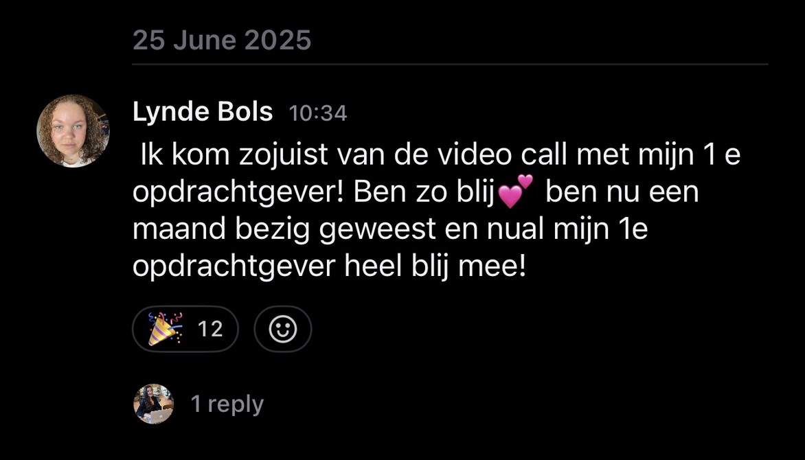 Resultaat uit de HIBOO-community