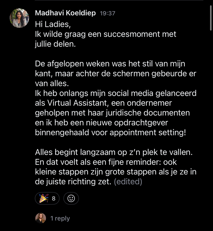 Resultaat uit de HIBOO-community