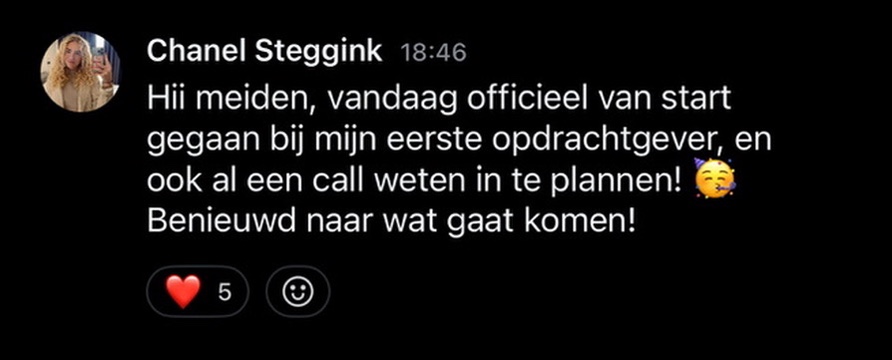 Resultaat uit de HIBOO-community