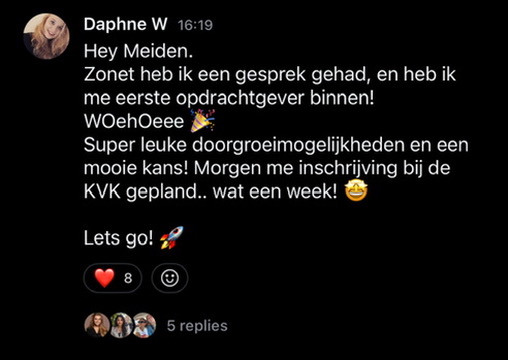 Resultaat uit de HIBOO-community