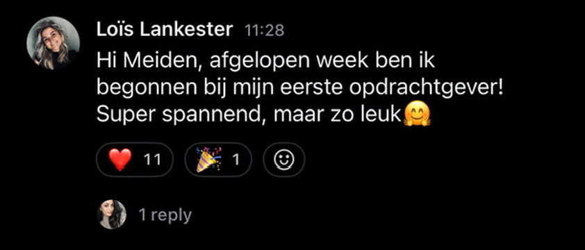 Resultaat uit de HIBOO-community