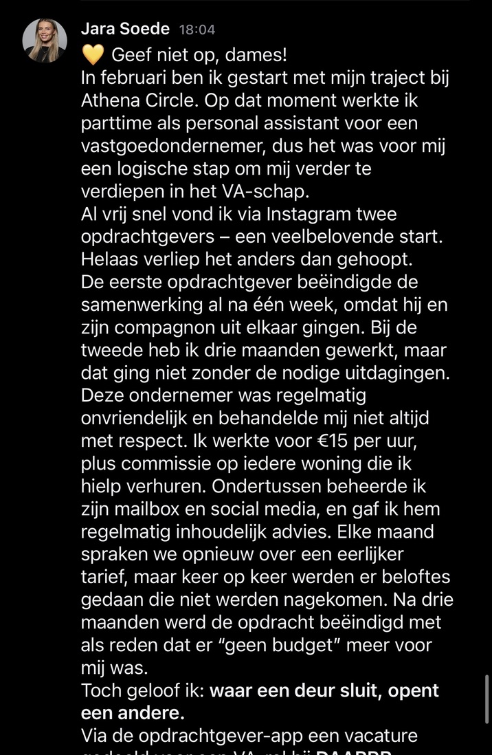 Resultaat uit de HIBOO-community