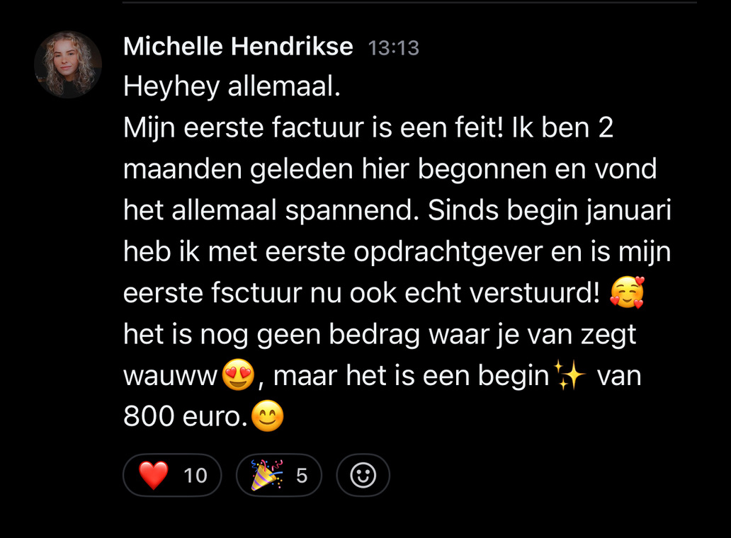 Resultaat uit de HIBOO-community