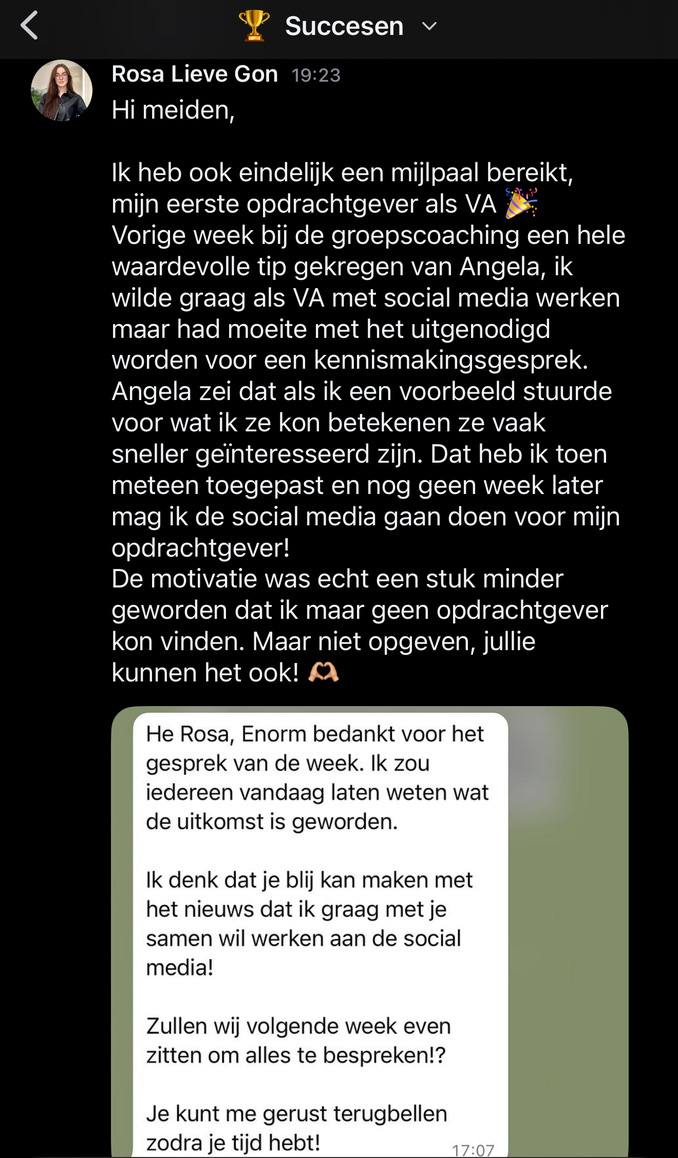 Resultaat uit de HIBOO-community