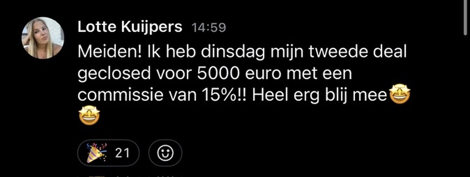 Resultaat uit de HIBOO-community
