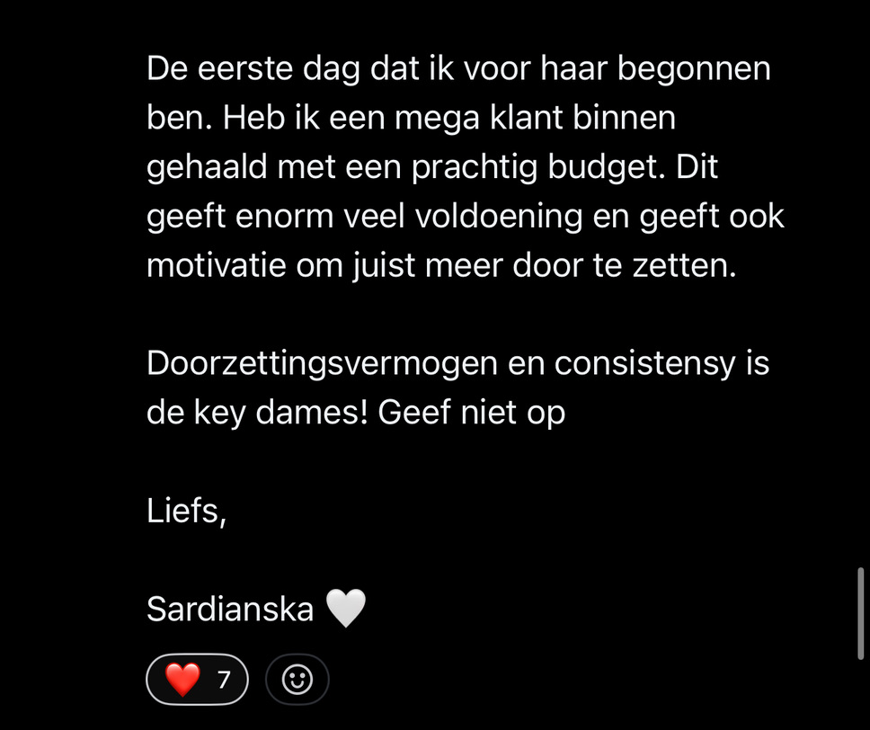 Resultaat uit de HIBOO-community