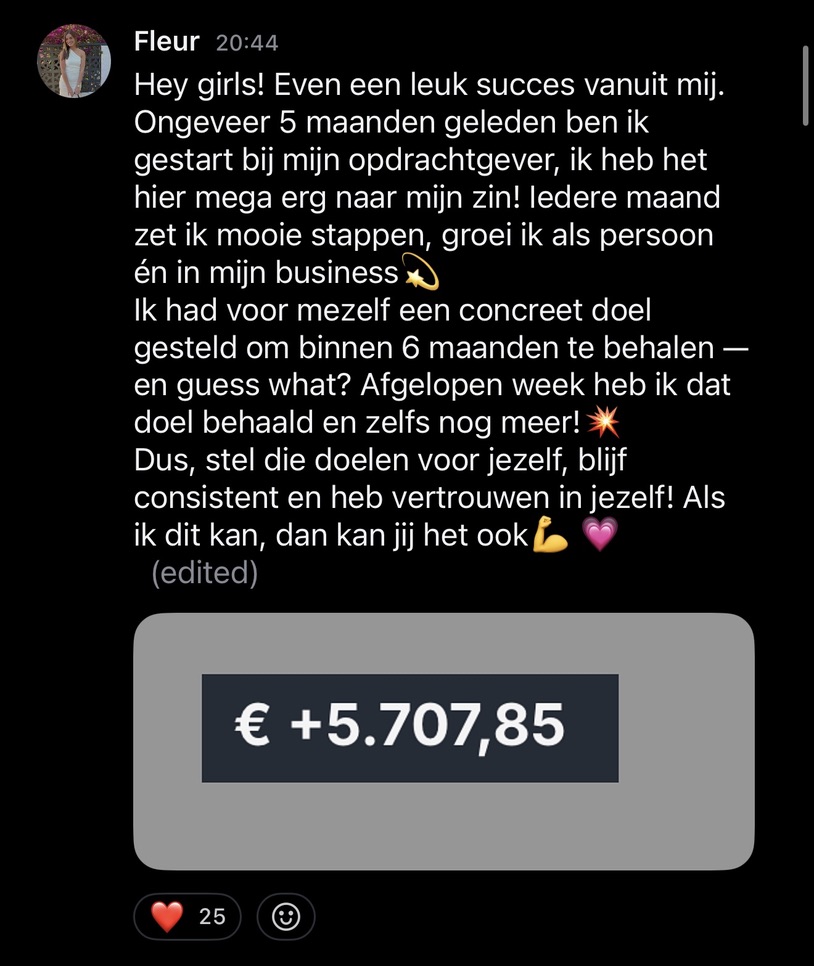 Resultaat uit de HIBOO-community